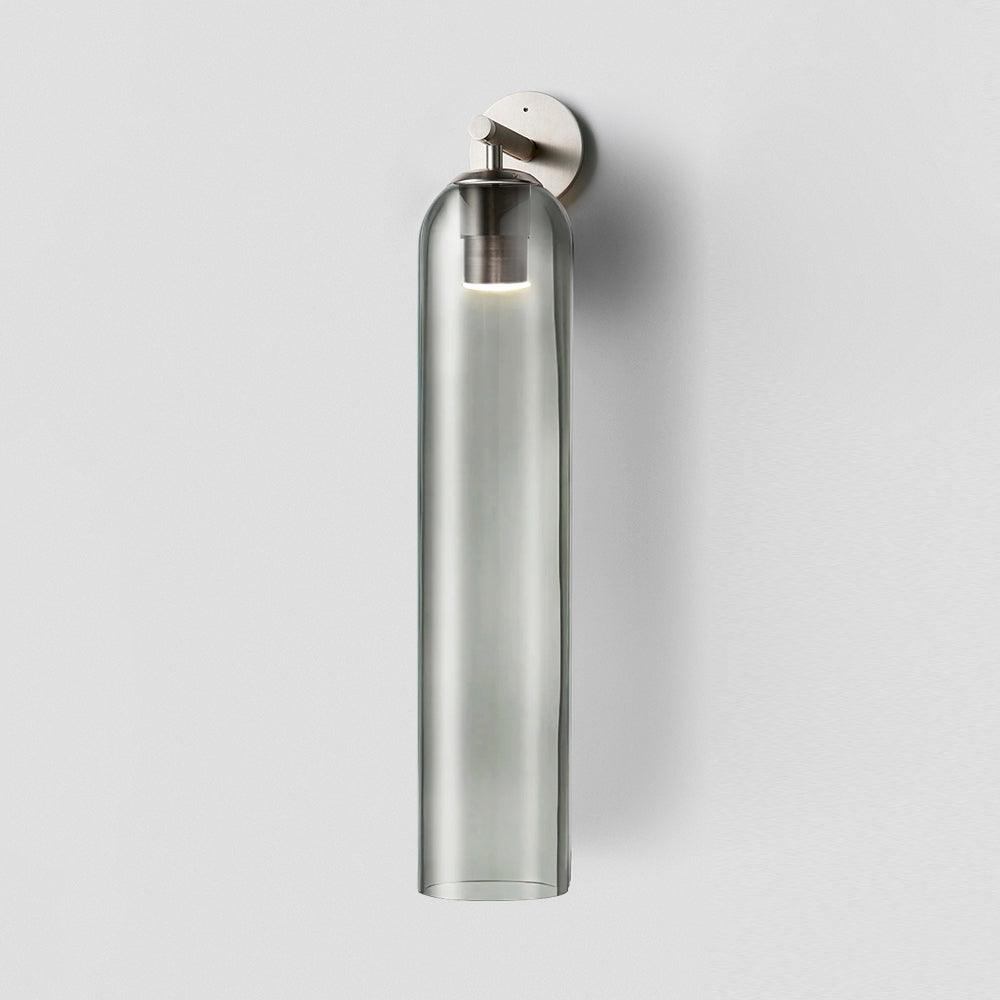 Luvia | Elegant cylindrisk art deco glas væglampe