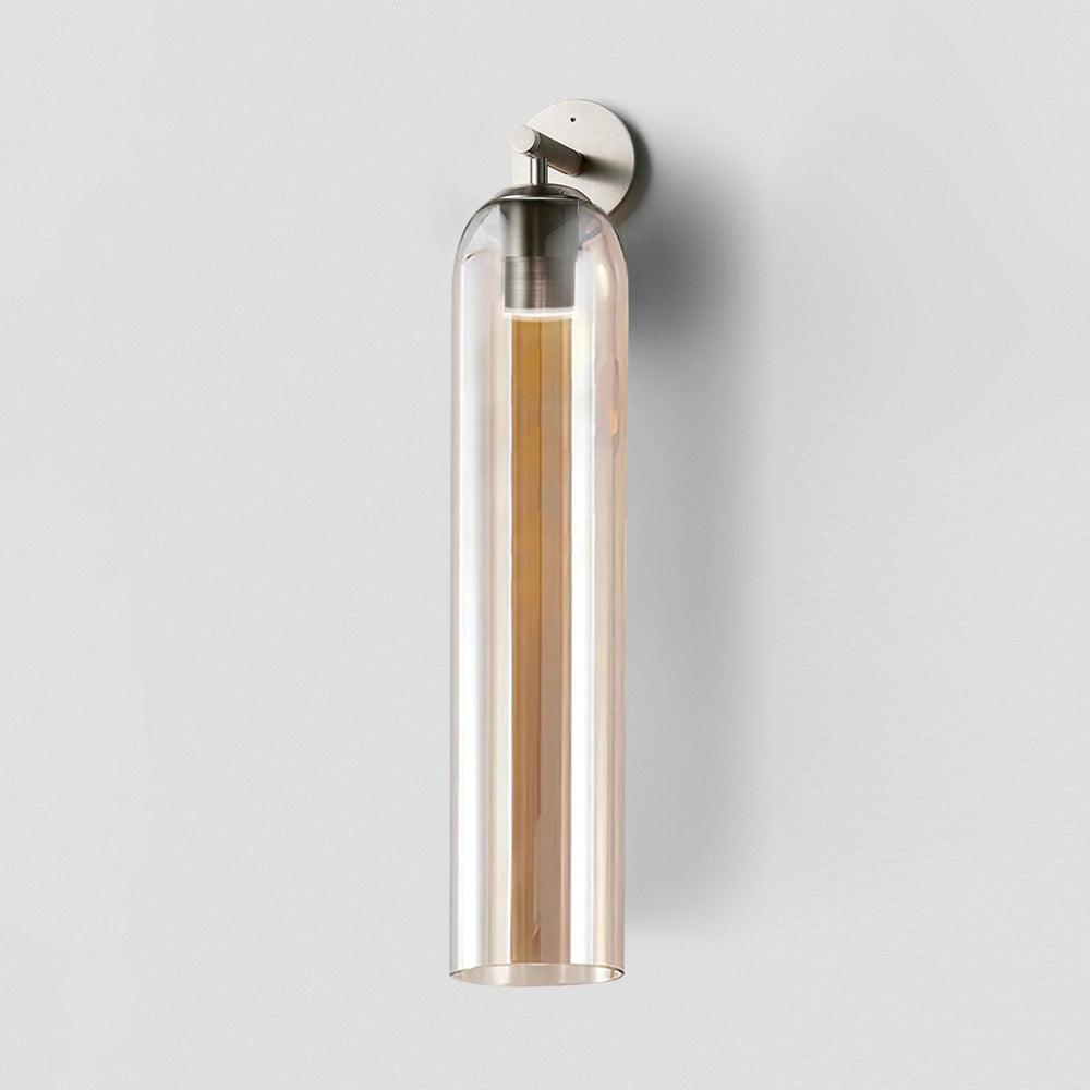 Luvia | Elegant cylindrisk art deco glas væglampe