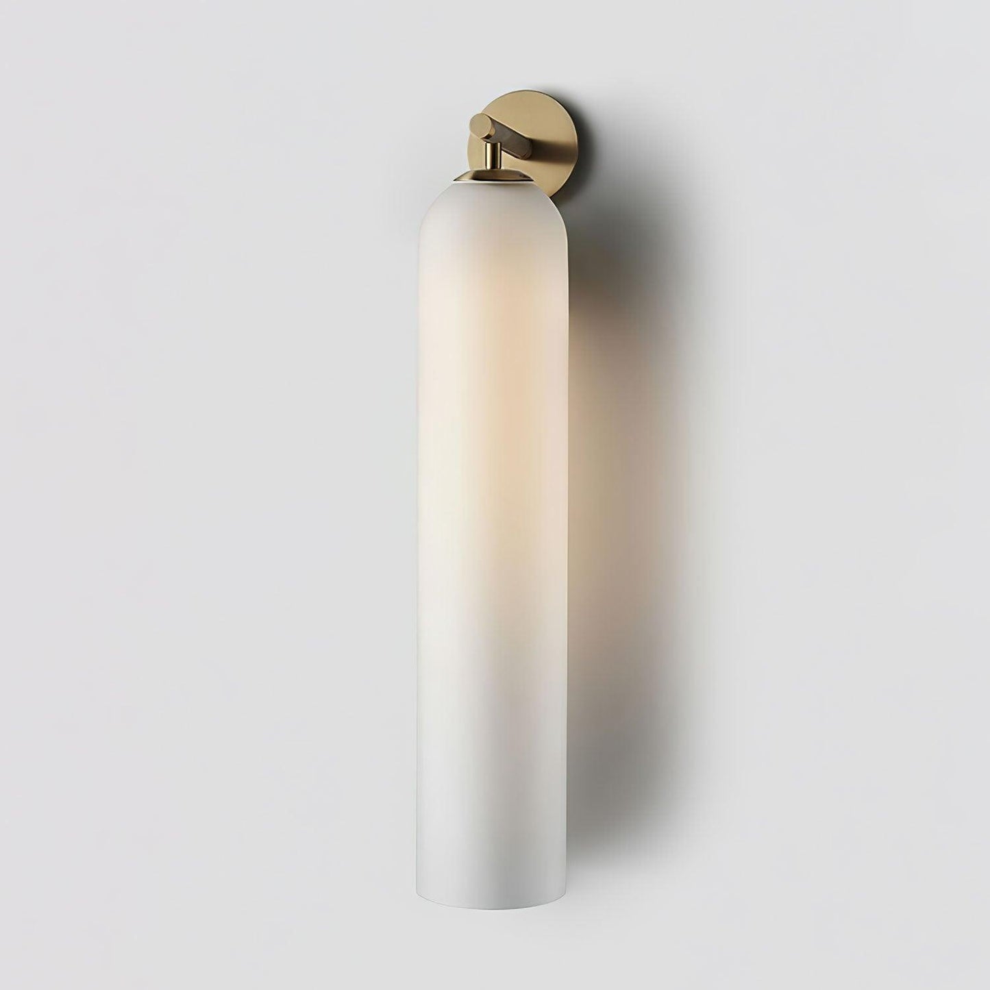 Luvia | Elegant cylindrisk art deco glas væglampe