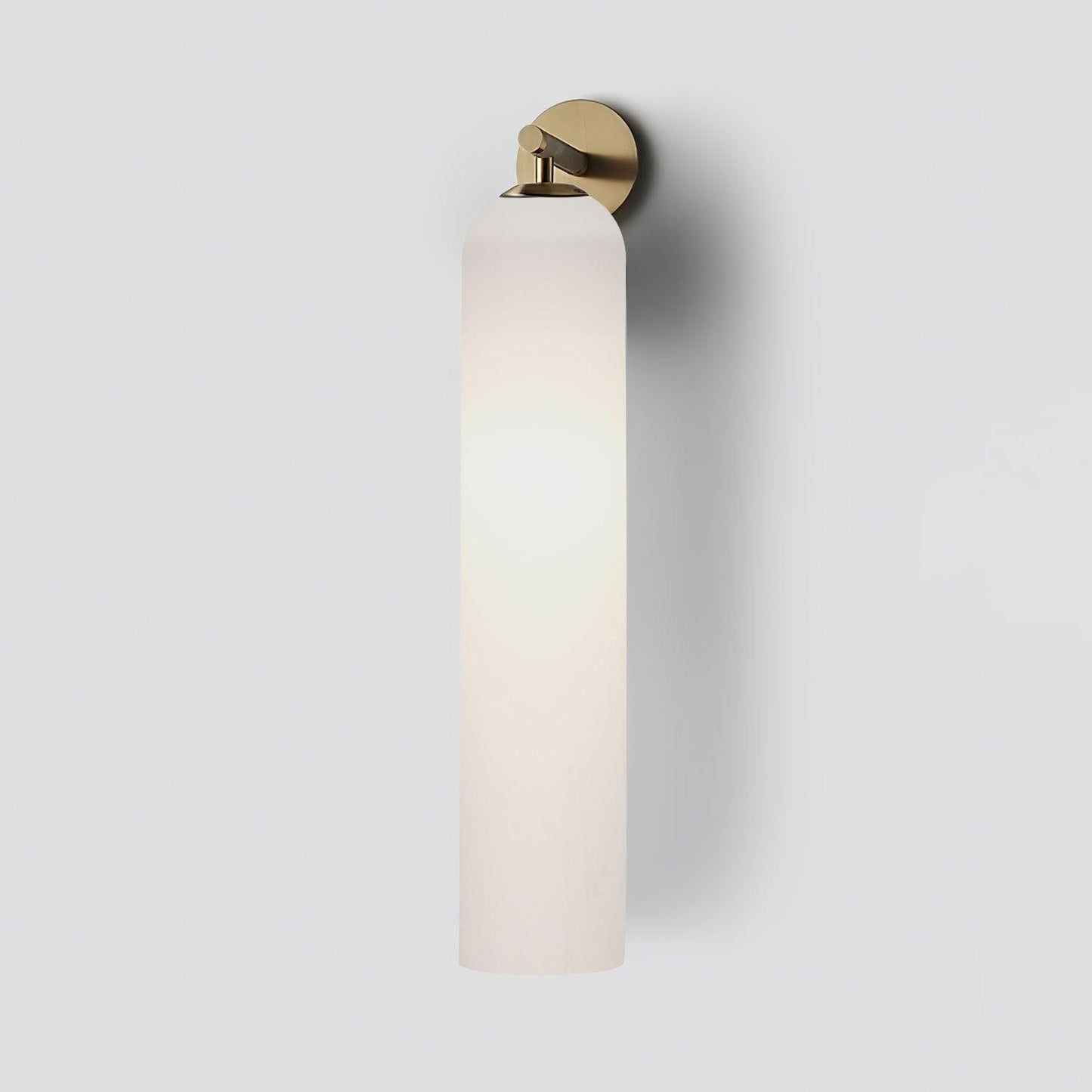 Luvia | Elegant cylindrisk art deco glas væglampe