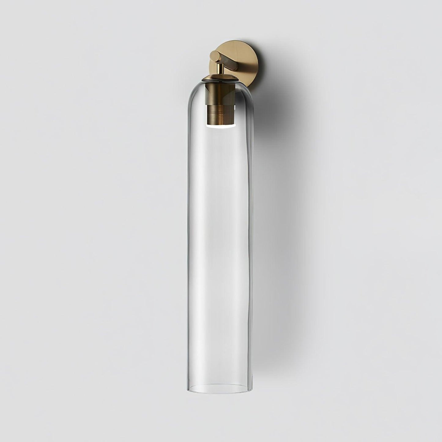 Luvia | Elegant cylindrisk art deco glas væglampe