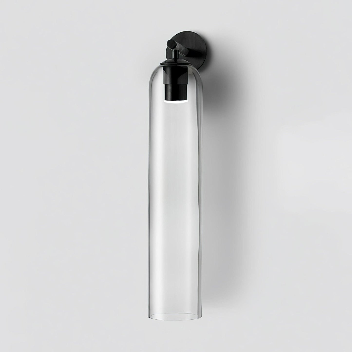Luvia | Elegant cylindrisk art deco glas væglampe