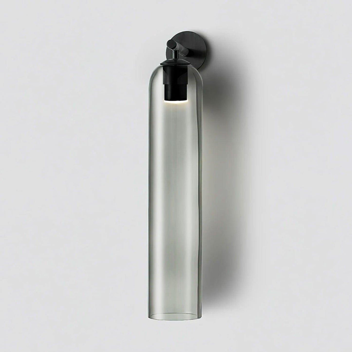 Luvia | Elegant cylindrisk art deco glas væglampe