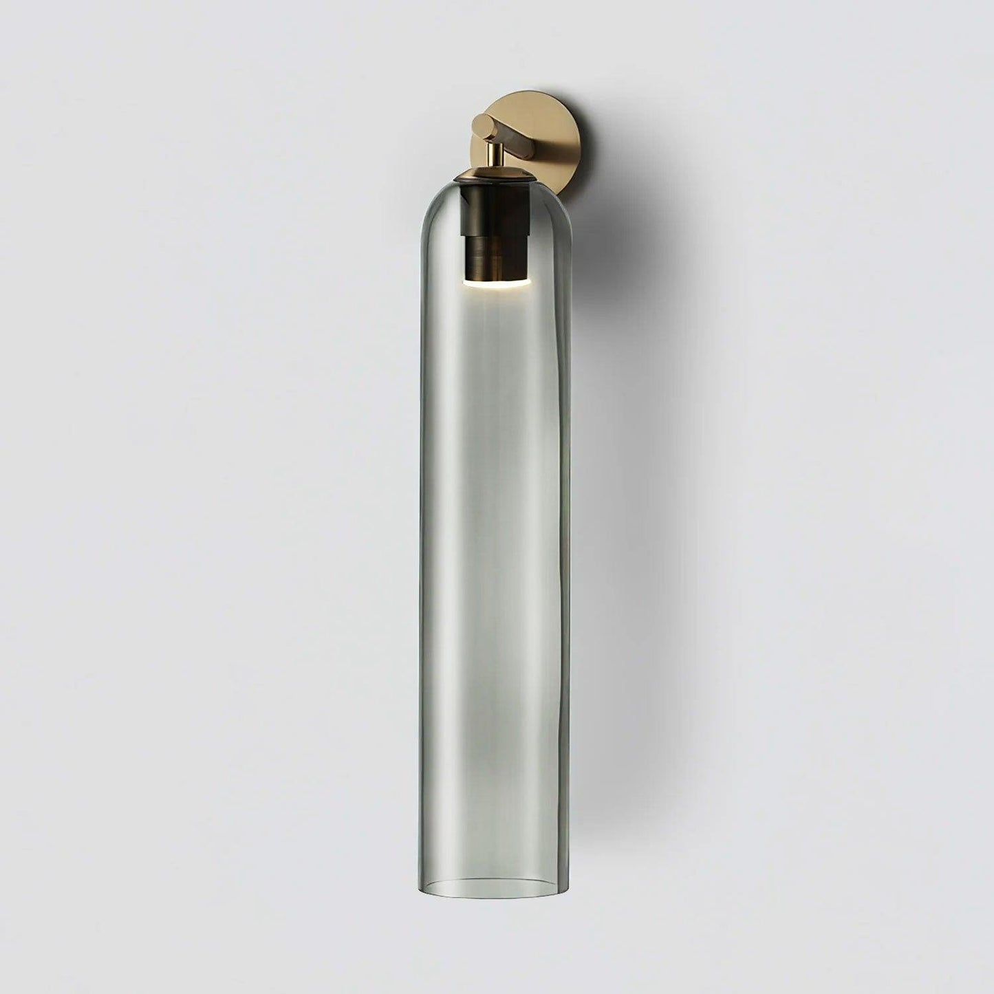 Luvia | Elegant cylindrisk art deco glas væglampe