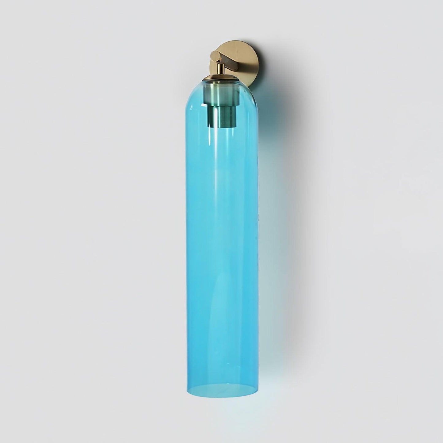 Luvia | Elegant cylindrisk art deco glas væglampe
