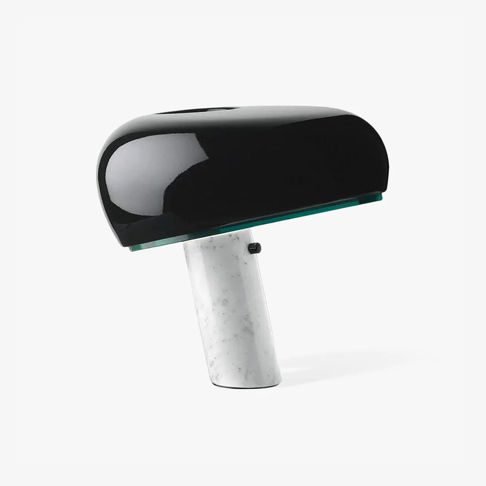Kendrivol | Kuppelformet silhuet italiensk marmor accent bordlampe  
