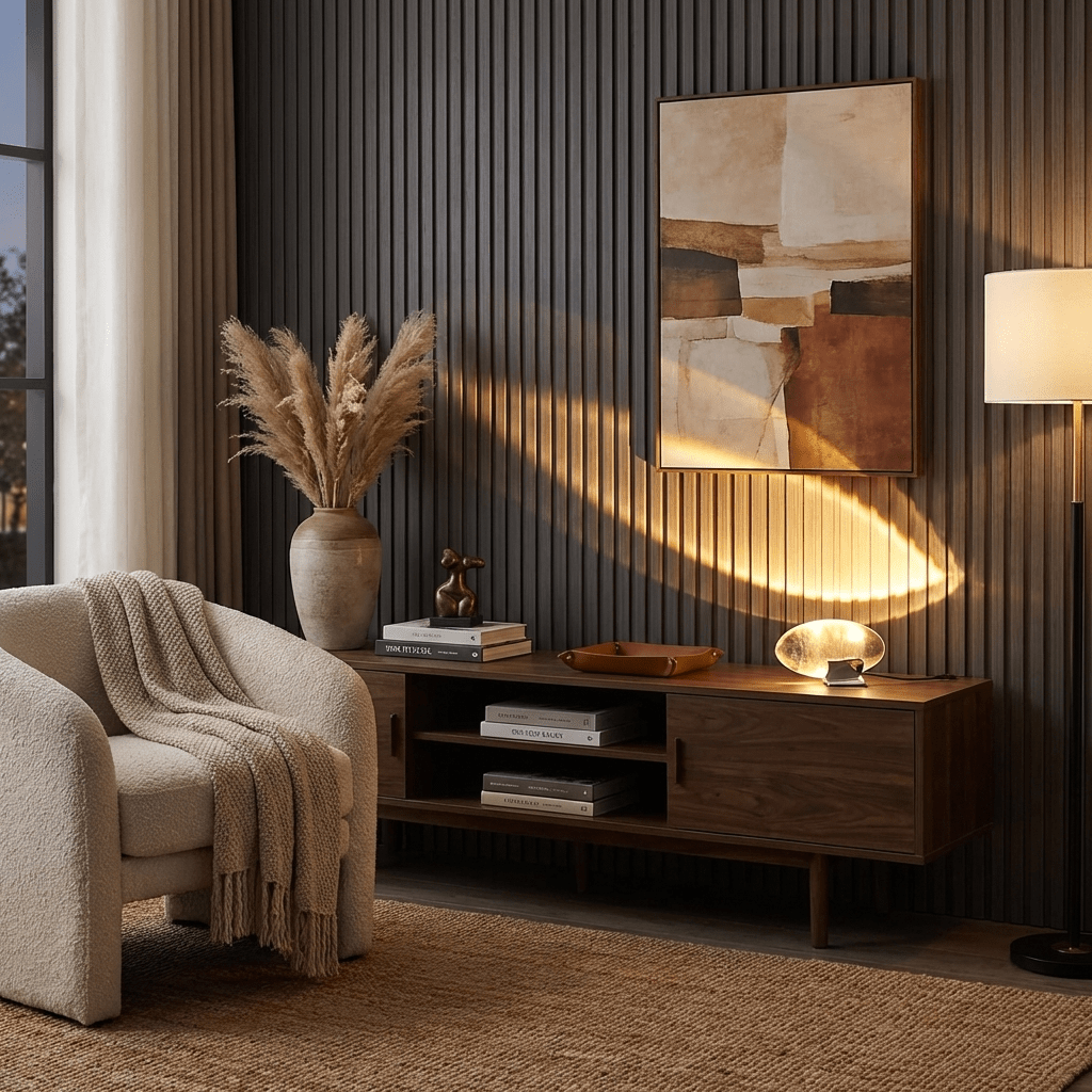 Vaelenoe | Skulpturel Oval Krystal Sten Bordlampe