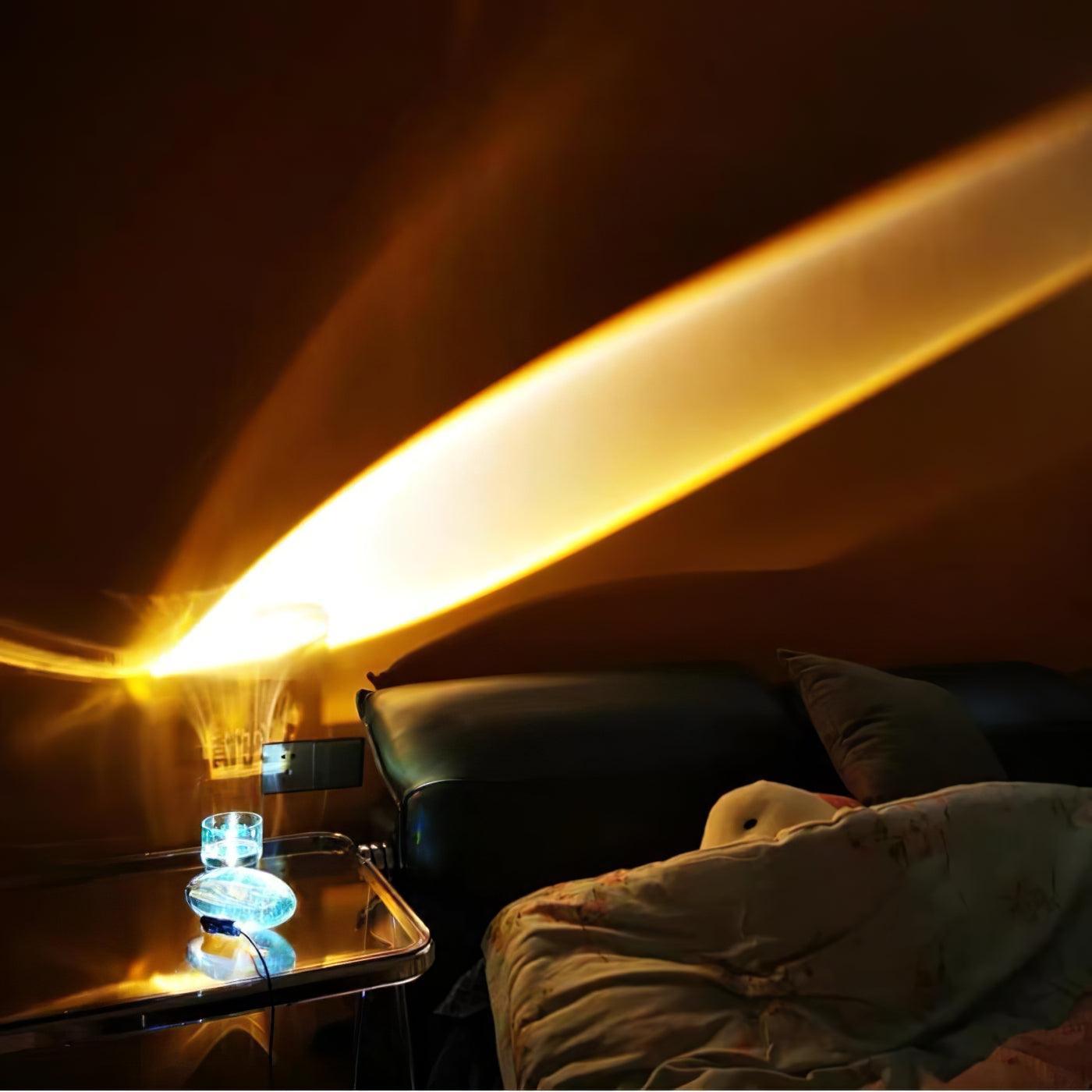 Vaelenoe | Skulpturel Oval Krystal Sten Bordlampe