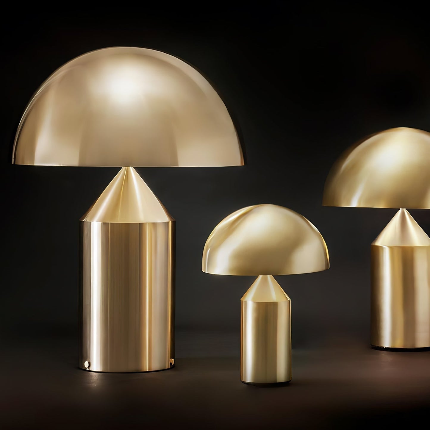 Zonthara | Avantgarde geometrisk skulpturel silhuet metal bordlampe