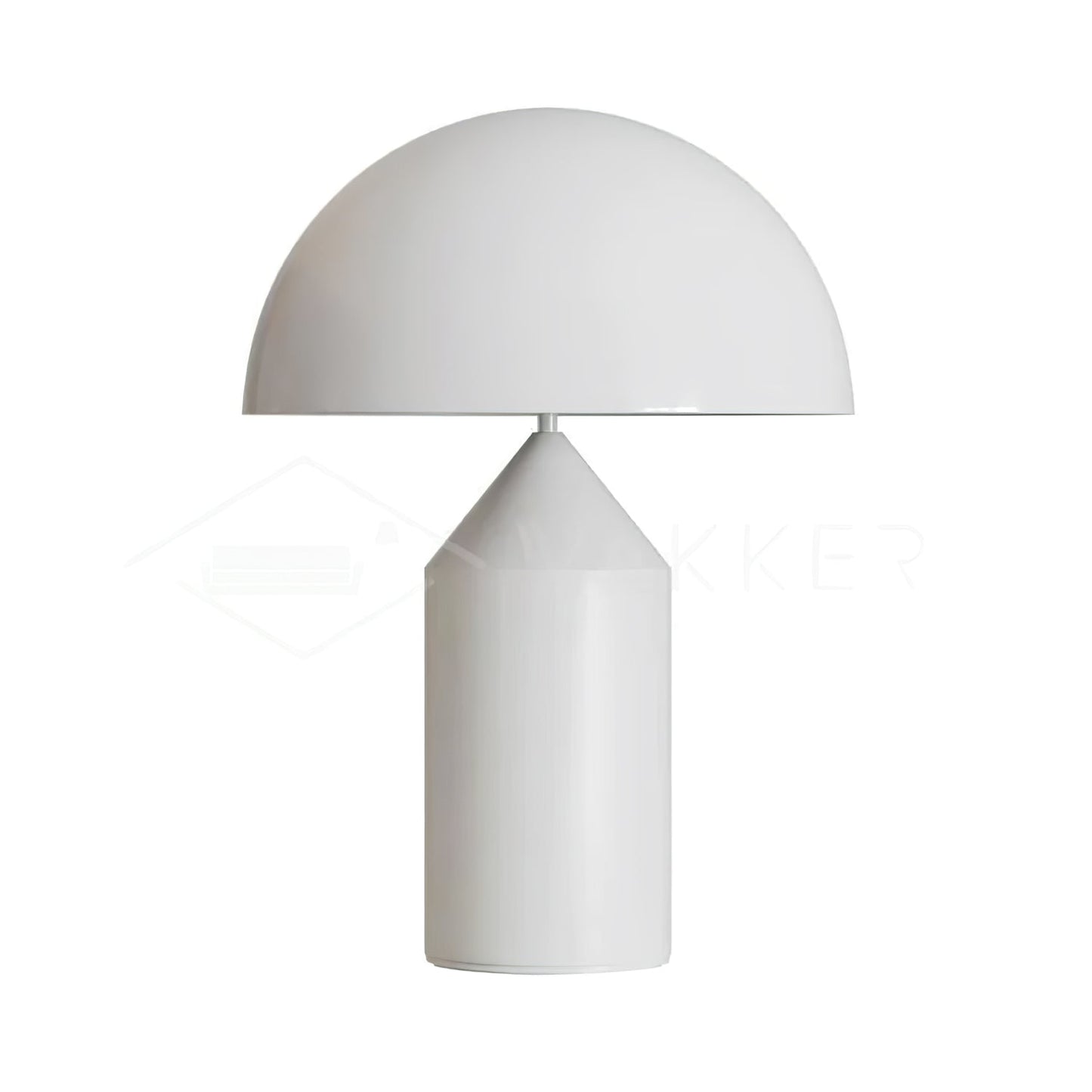 Zonthara | Avantgarde geometrisk skulpturel silhuet metal bordlampe