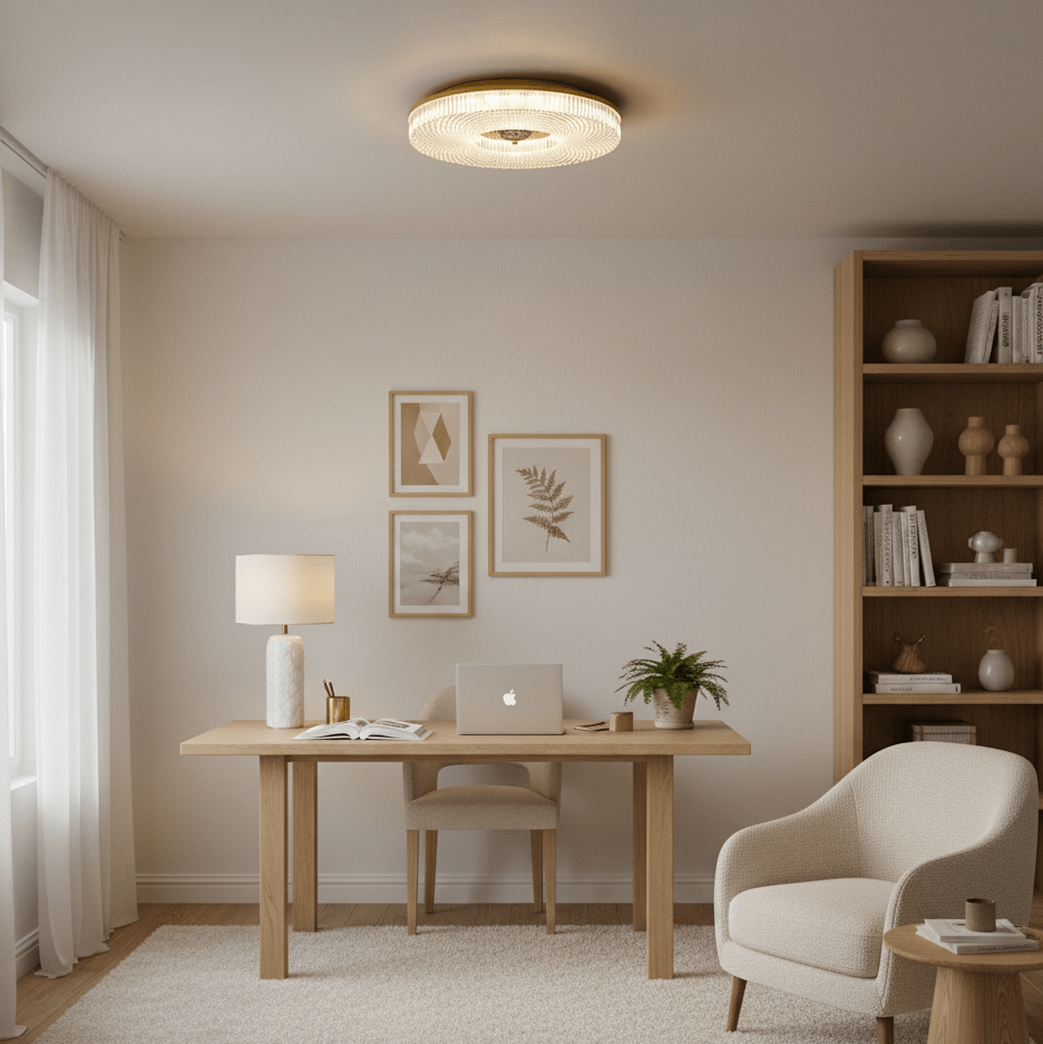 Corissam | Slank skive moderne geometrisk overflademonteret loftslampe  