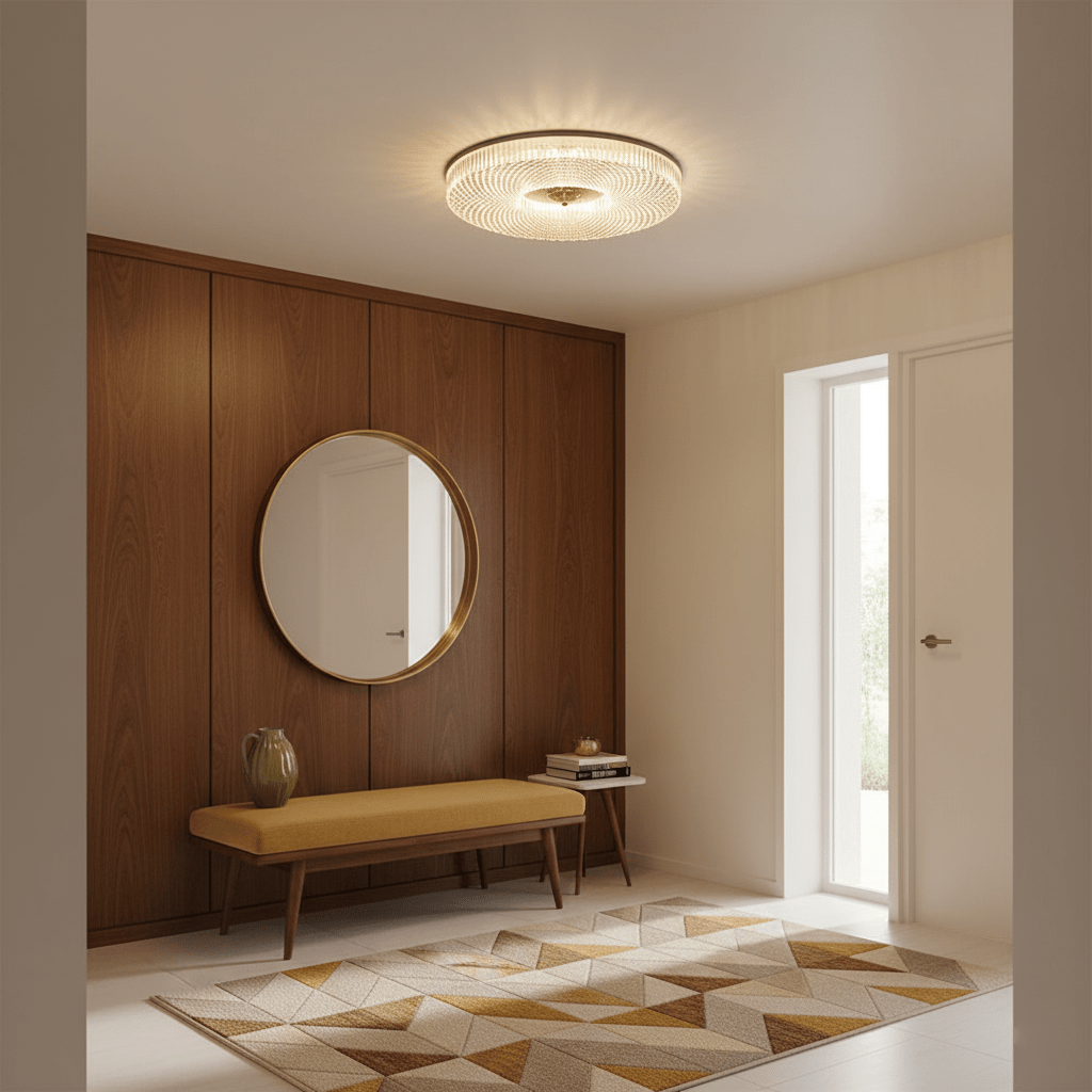 Corissam | Slank skive moderne geometrisk overflademonteret loftslampe  