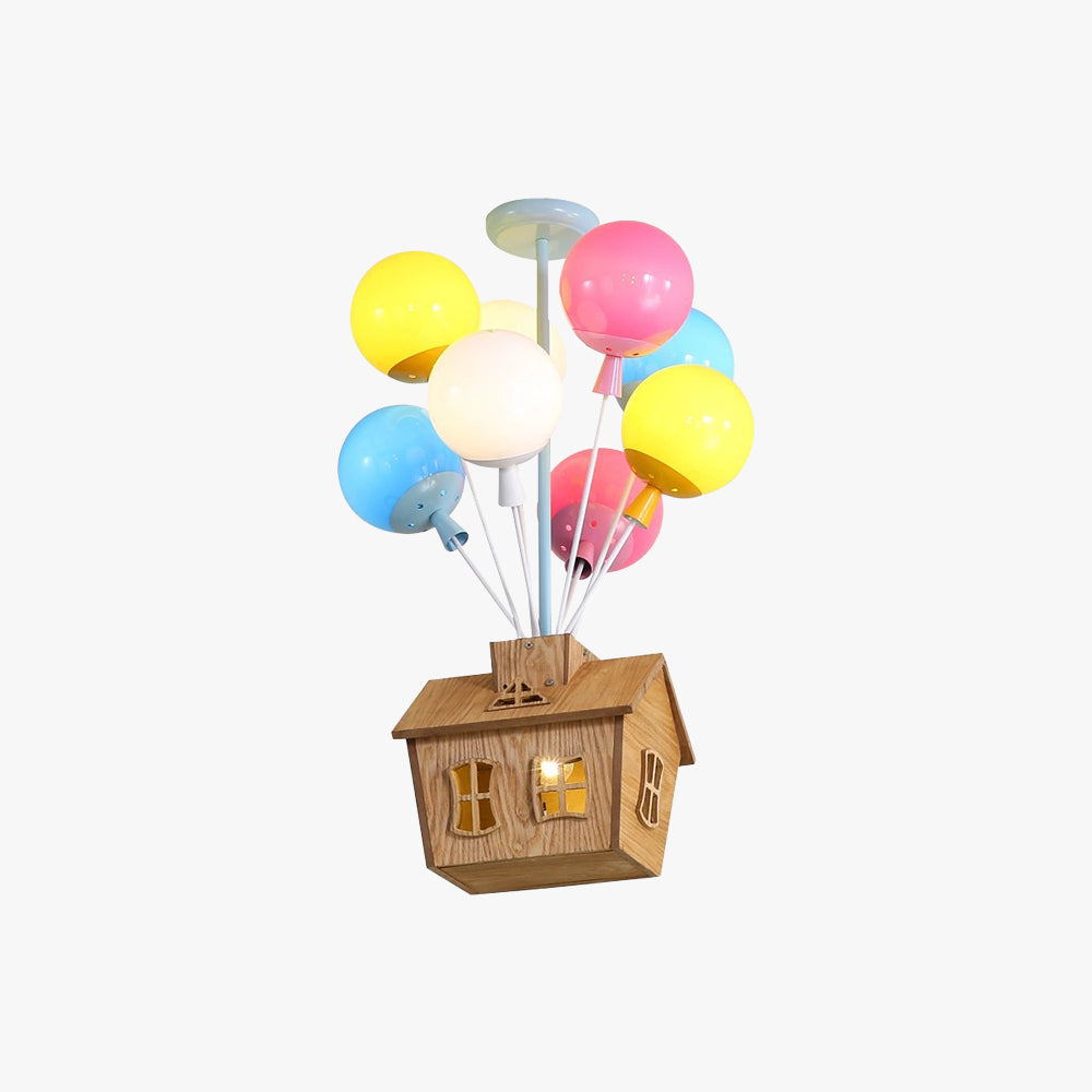 Valaura | Ballonkluster eventyrlig husmotiv loftslampe