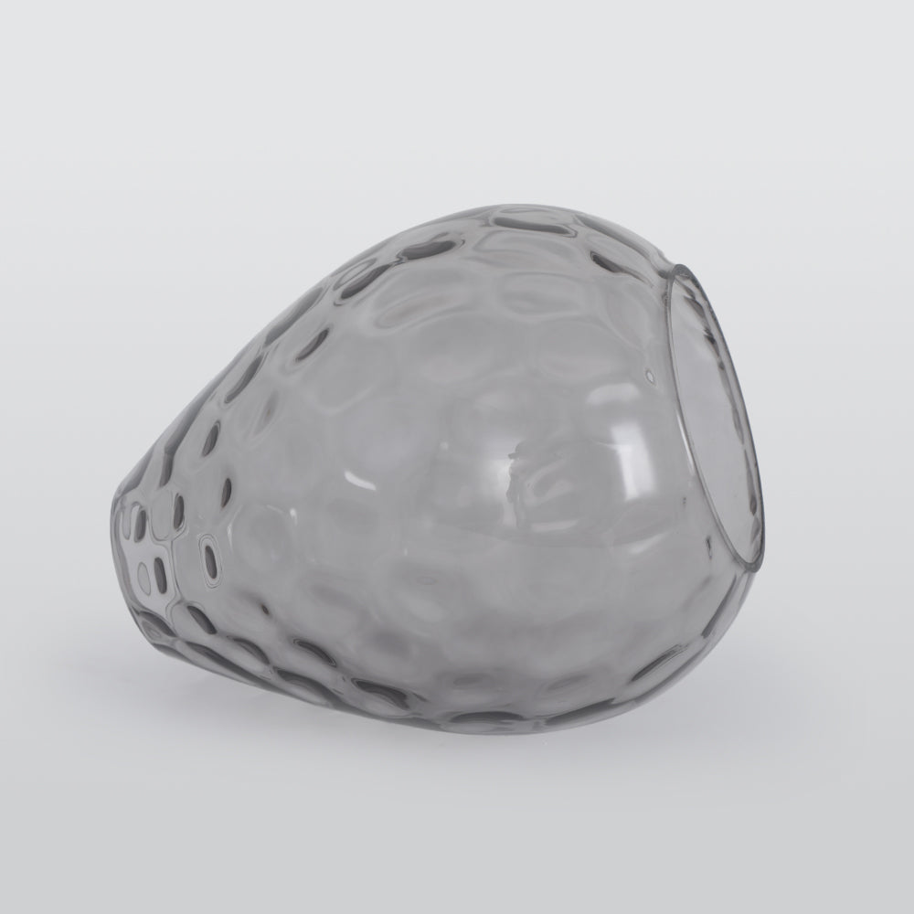Niris| Minimalistisk dråbeformet tekstureret glas pendellampe