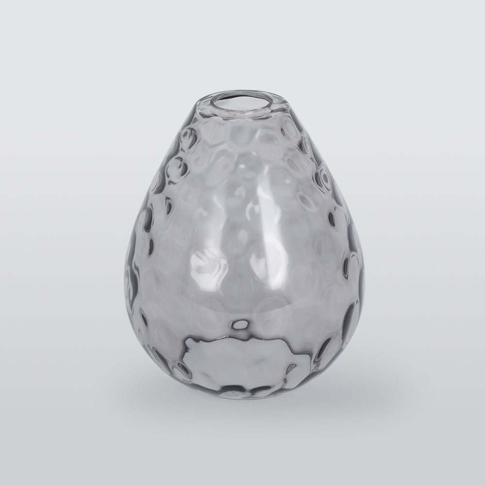 Niris| Minimalistisk dråbeformet tekstureret glas pendellampe