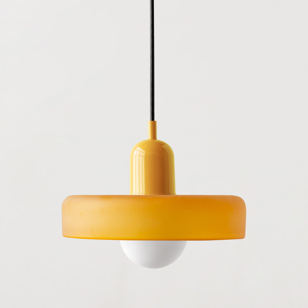 Vetro | Bauhaus-stil farvet glaspendel