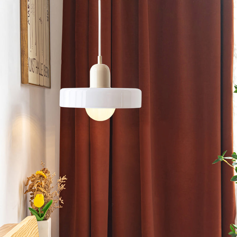 Vetro | Bauhaus-stil farvet glaspendel