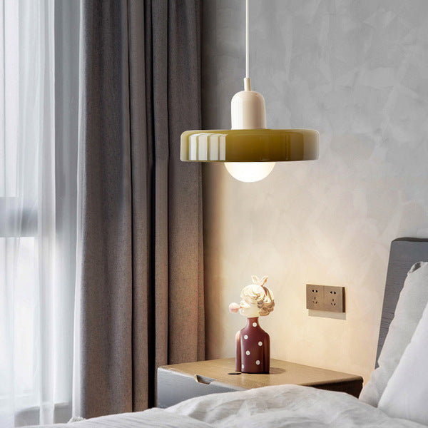 Vetro | Bauhaus-stil farvet glaspendel