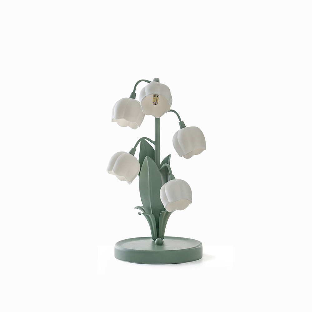 Tulipanformet Orchid Blomstret Bordlampe