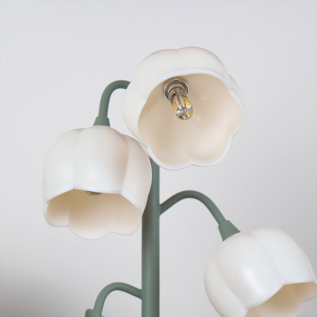 Tulipanformet Orchid Blomstret Bordlampe