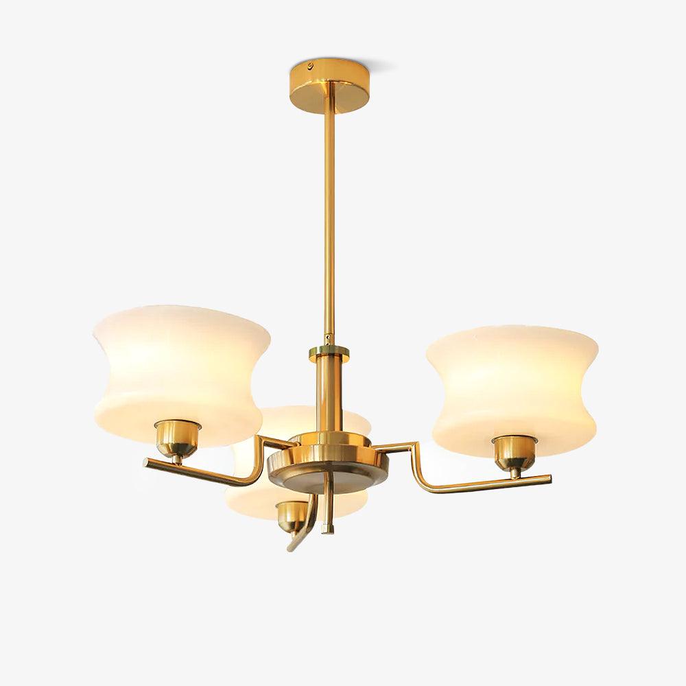 Kendroma | Antik-inspireret buet globus glas loftslampe  