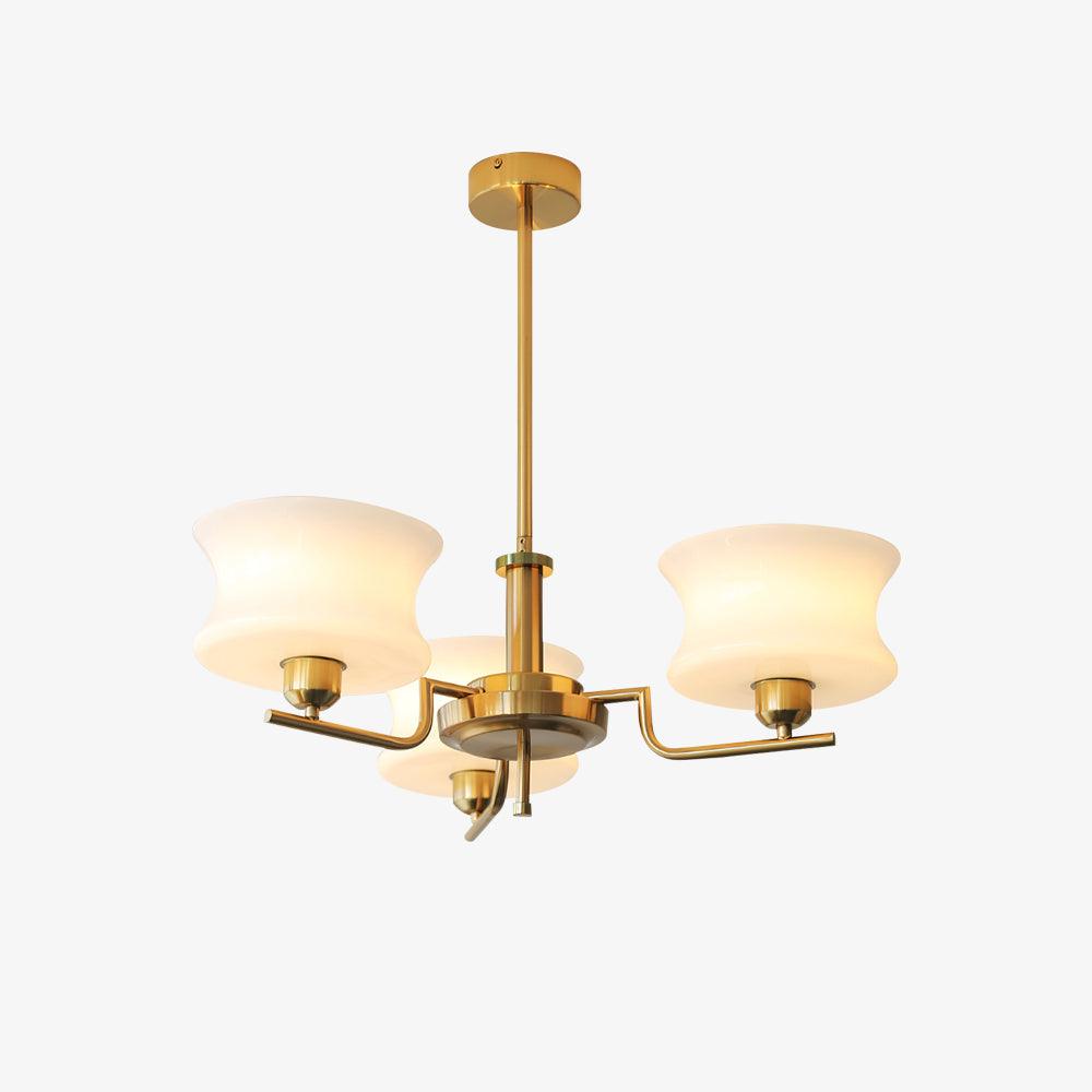 Kendroma | Antik-inspireret buet globus glas loftslampe  