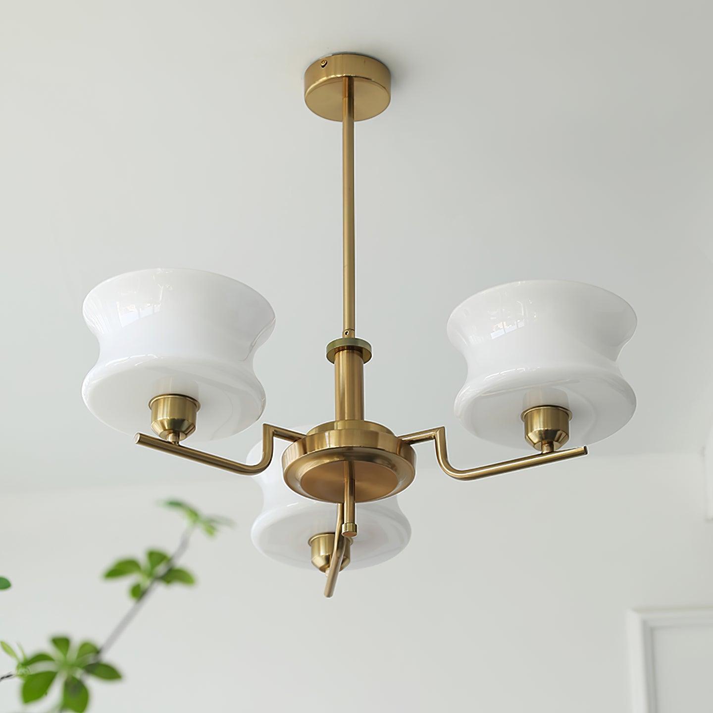Kendroma | Antik-inspireret buet globus glas loftslampe  