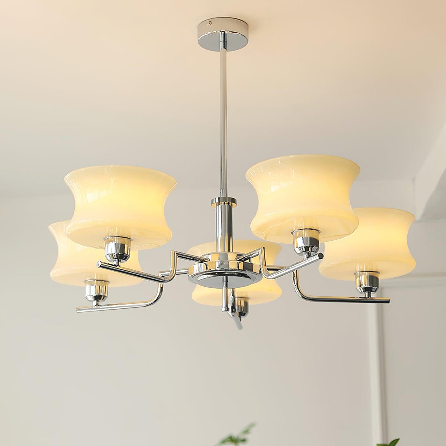 Kendroma | Antik-inspireret buet globus glas loftslampe  
