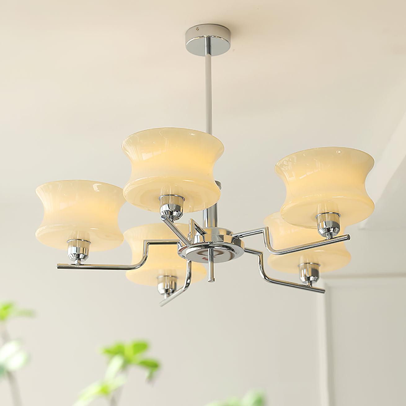 Kendroma | Antik-inspireret buet globus glas loftslampe  