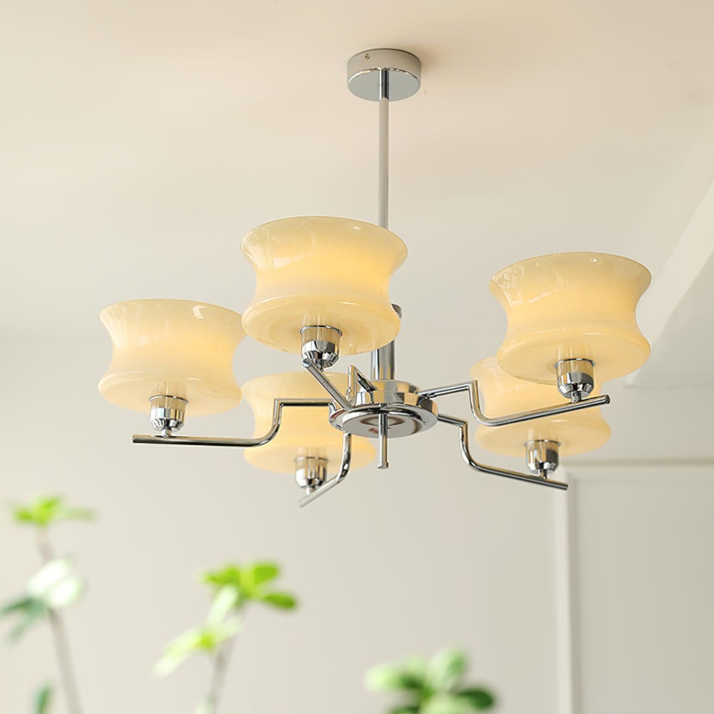 Kendroma | Antik-inspireret buet globus glas loftslampe  