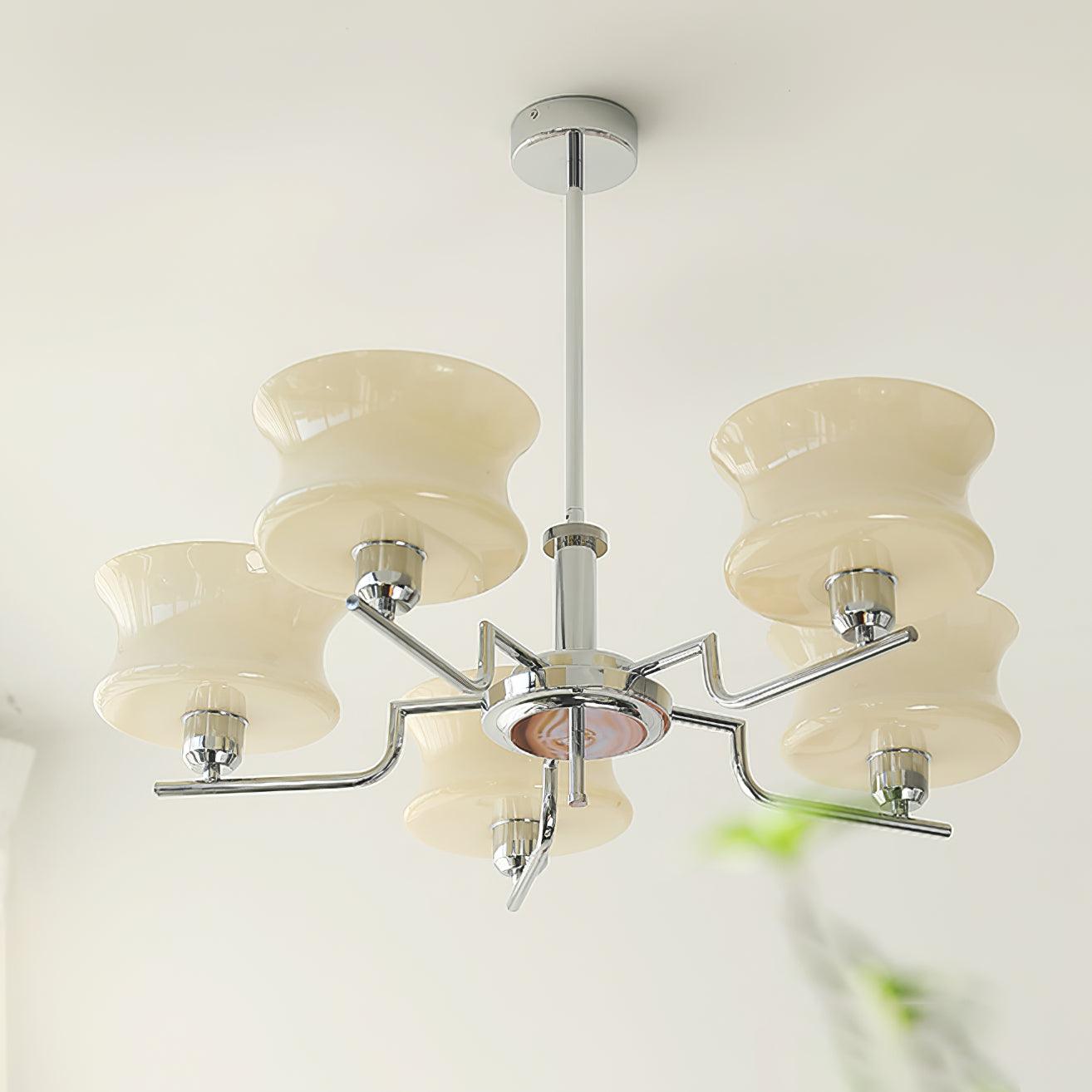 Kendroma | Antik-inspireret buet globus glas loftslampe  
