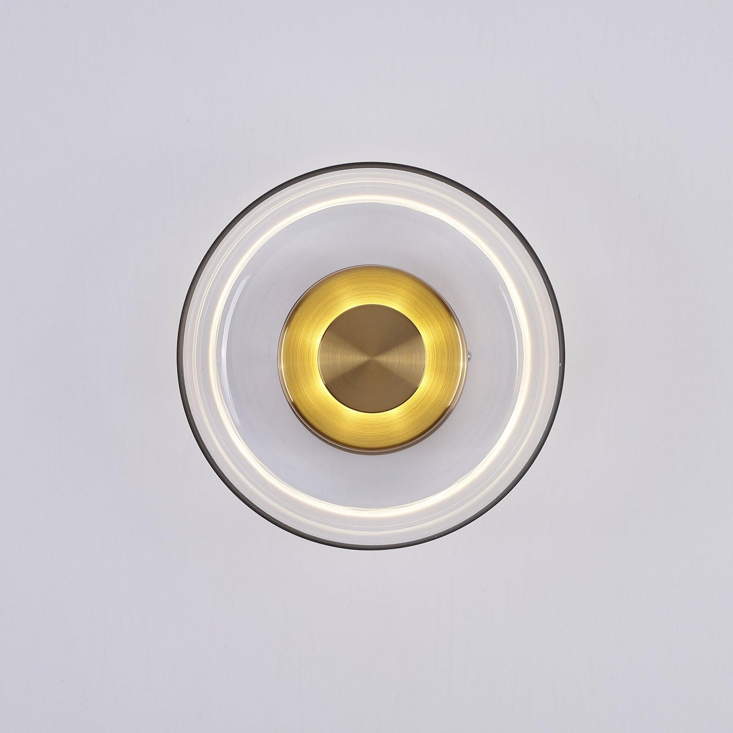 Luvia | Nordisk ribbet glas art deco væglampe