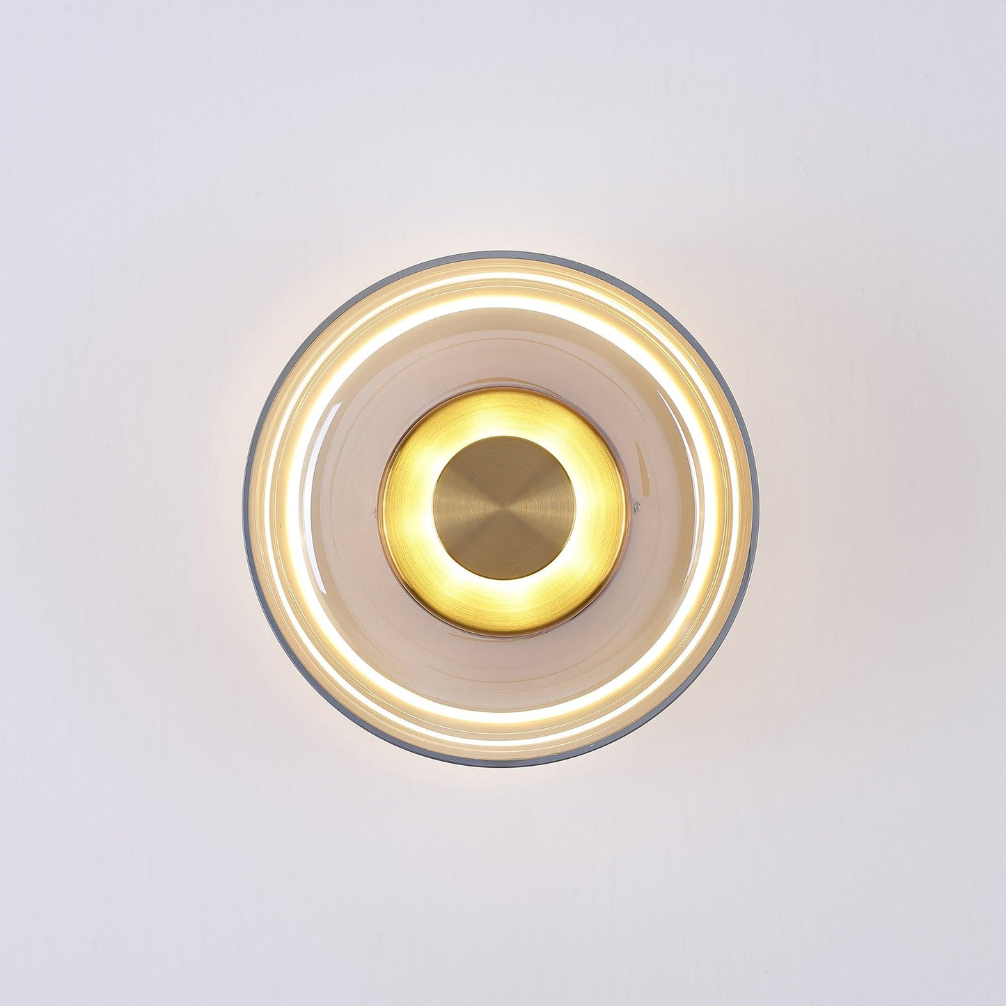 Luvia | Nordisk ribbet glas art deco væglampe