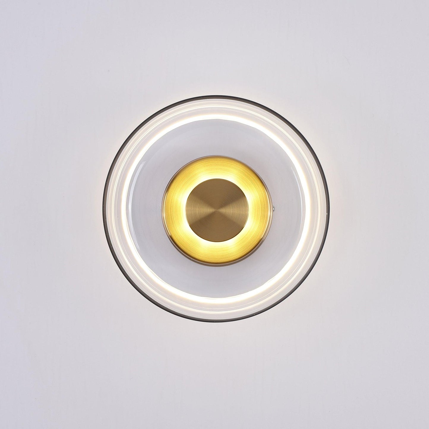 Luvia | Nordisk ribbet glas art deco væglampe