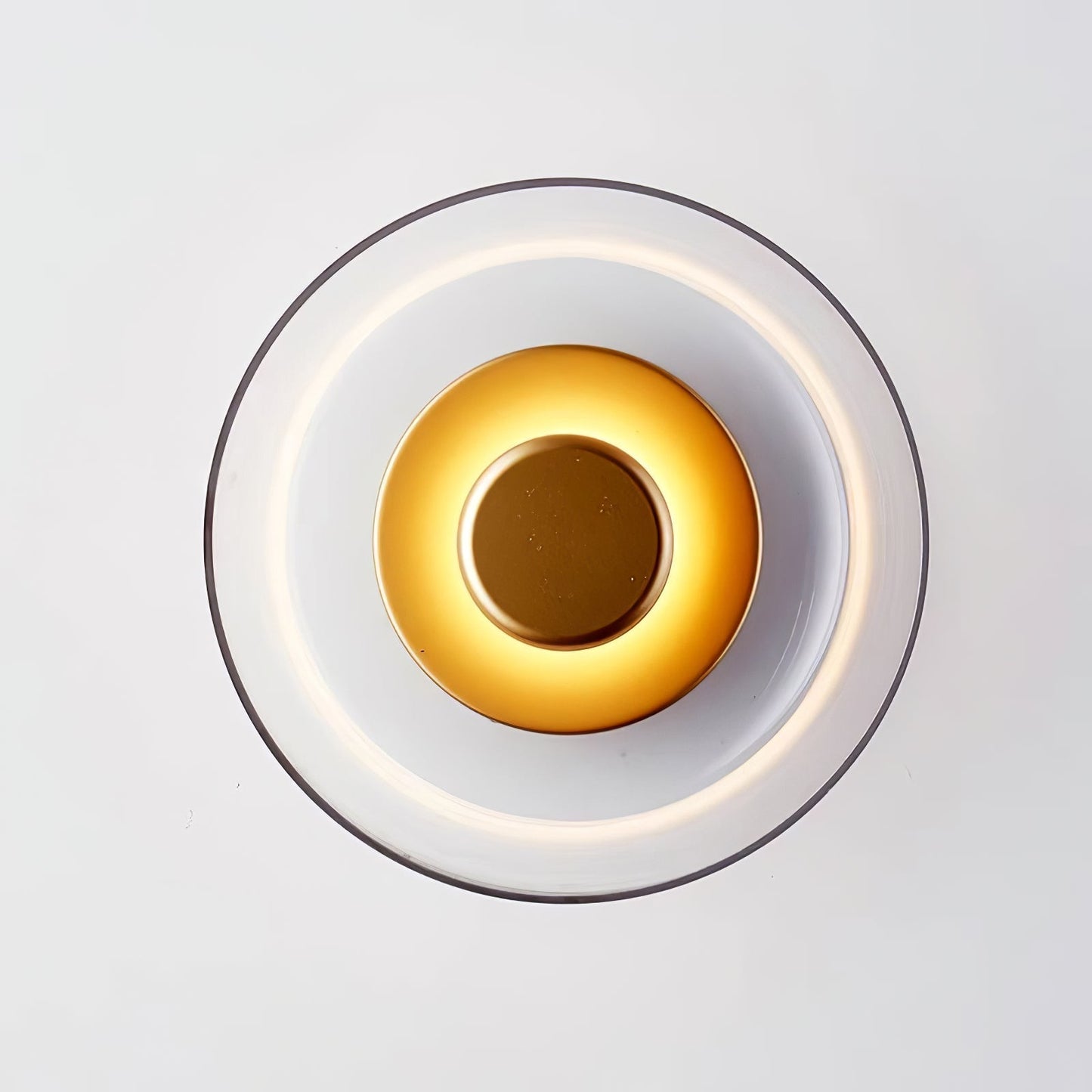 Luvia | Nordisk ribbet glas art deco væglampe