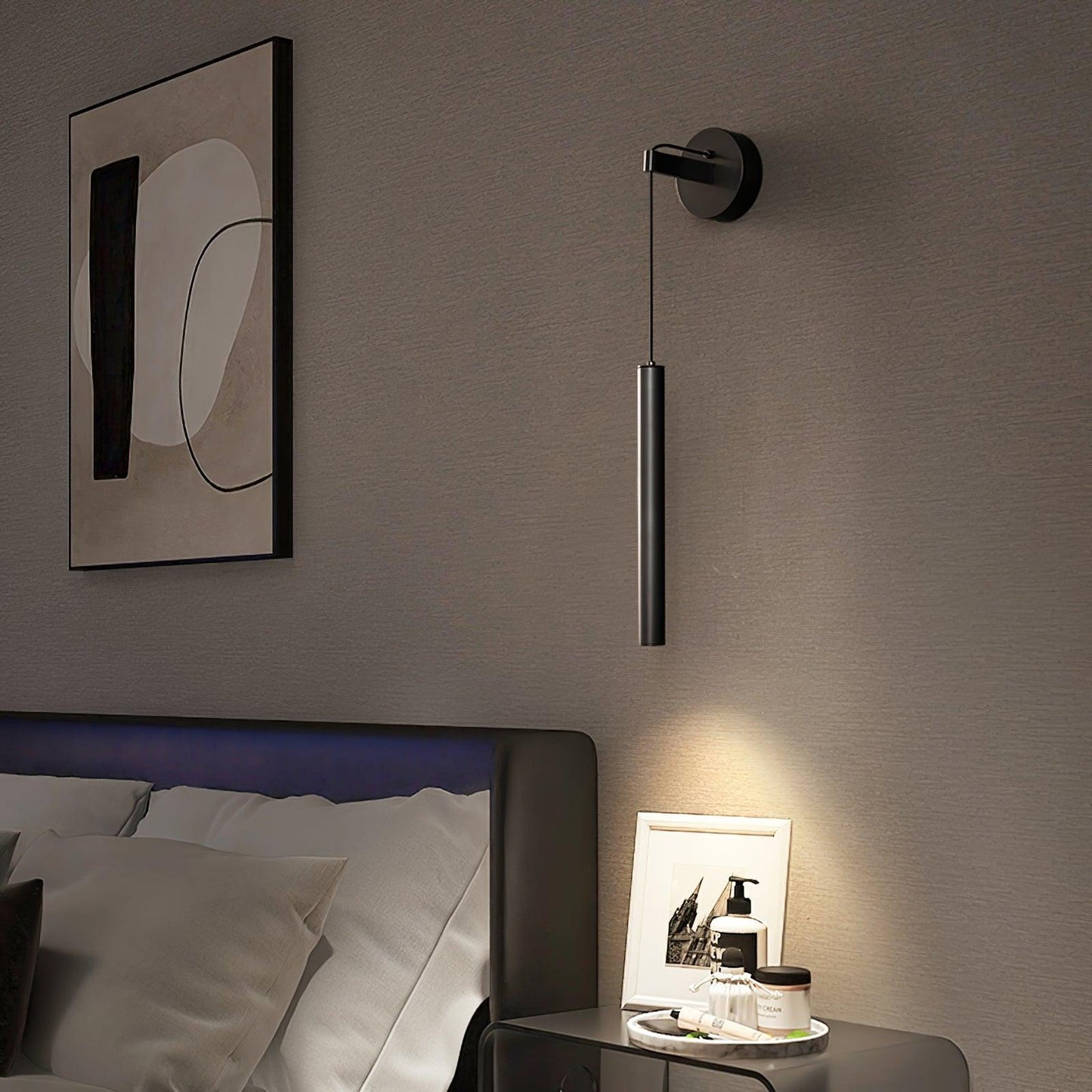 Albronix | Lineær messing minimalistisk LED arkitektonisk vægpendellampe