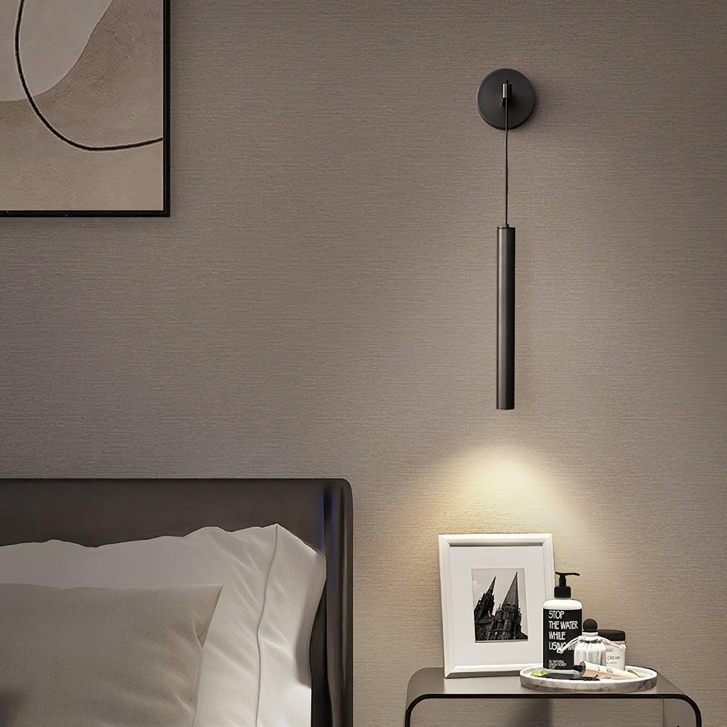 Albronix | Lineær messing minimalistisk LED arkitektonisk vægpendellampe