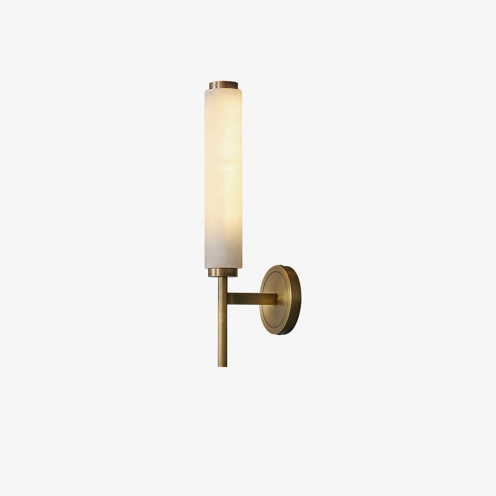 Kelsorim | Geometrisk minimalistisk alabaster cylinder væglampe  
