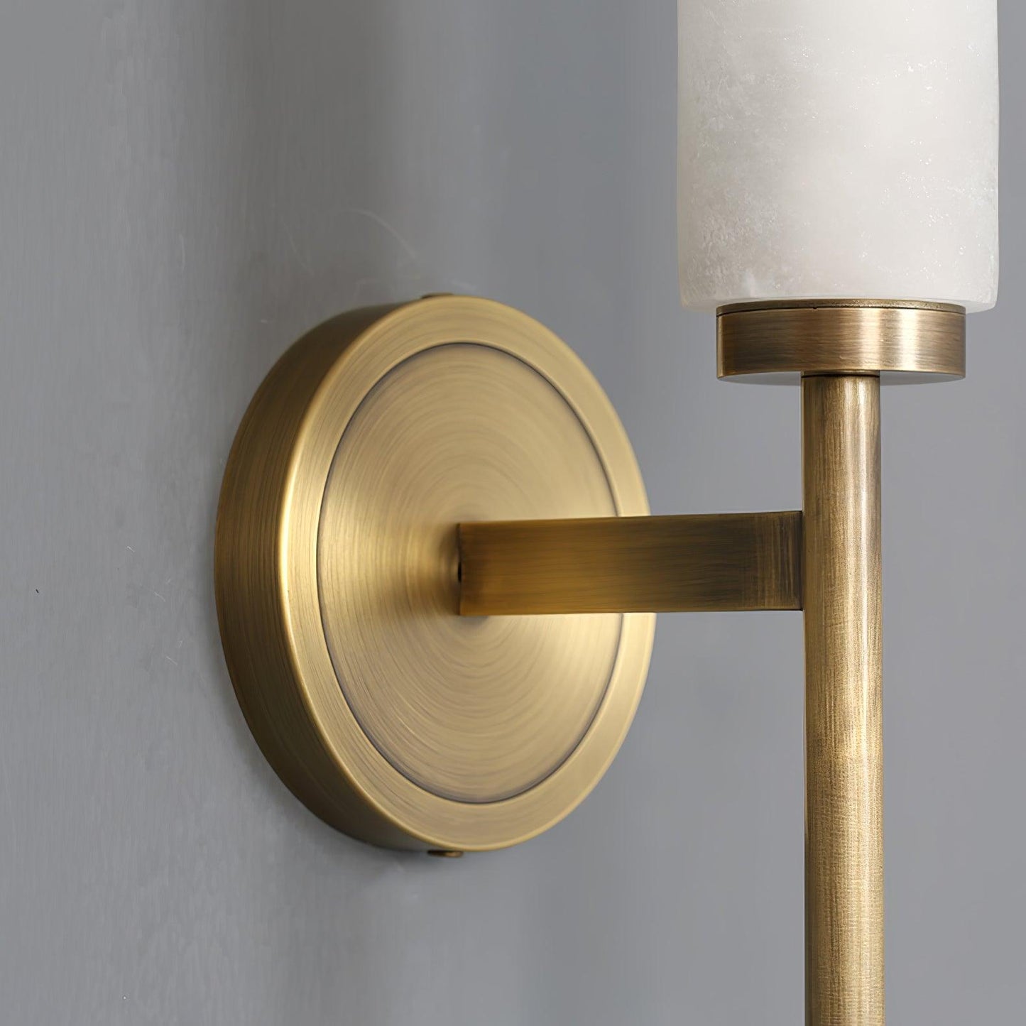 Kelsorim | Geometrisk minimalistisk alabaster cylinder væglampe  