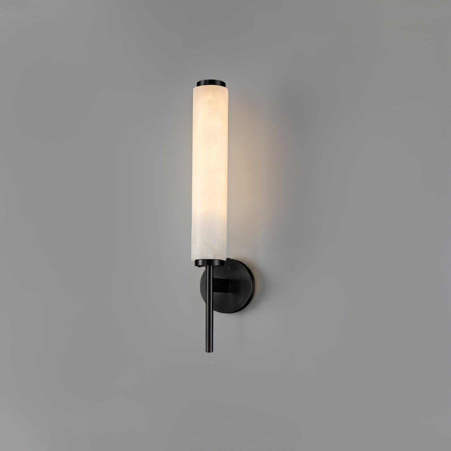 Kelsorim | Geometrisk minimalistisk alabaster cylinder væglampe  