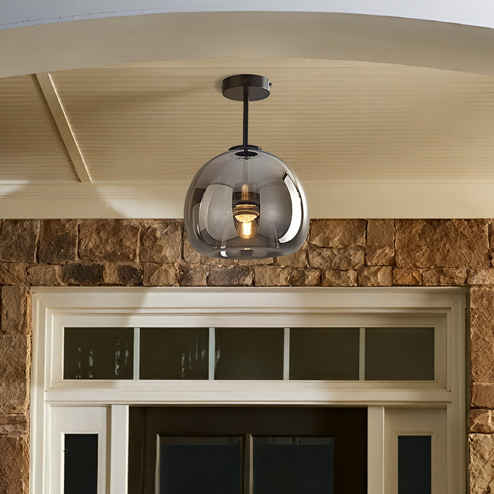 Fumea | Moderne tonet glas kugleloftslampe