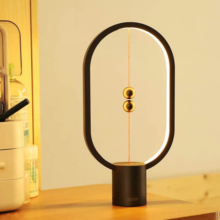 Thalamore | Elliptisk flydende magnetisk balancetablelampe