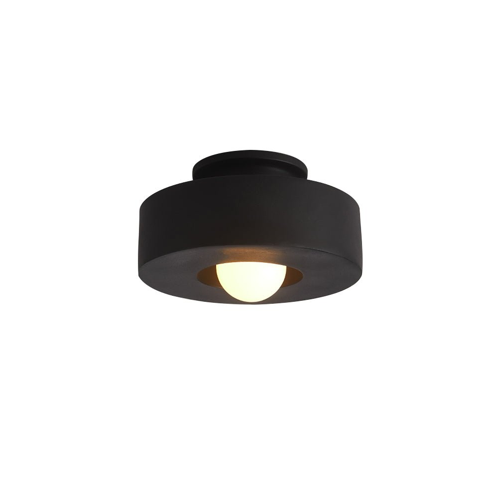 Nordisk geometrisk cylindrisk keramisk stil mat loftlampearmatur