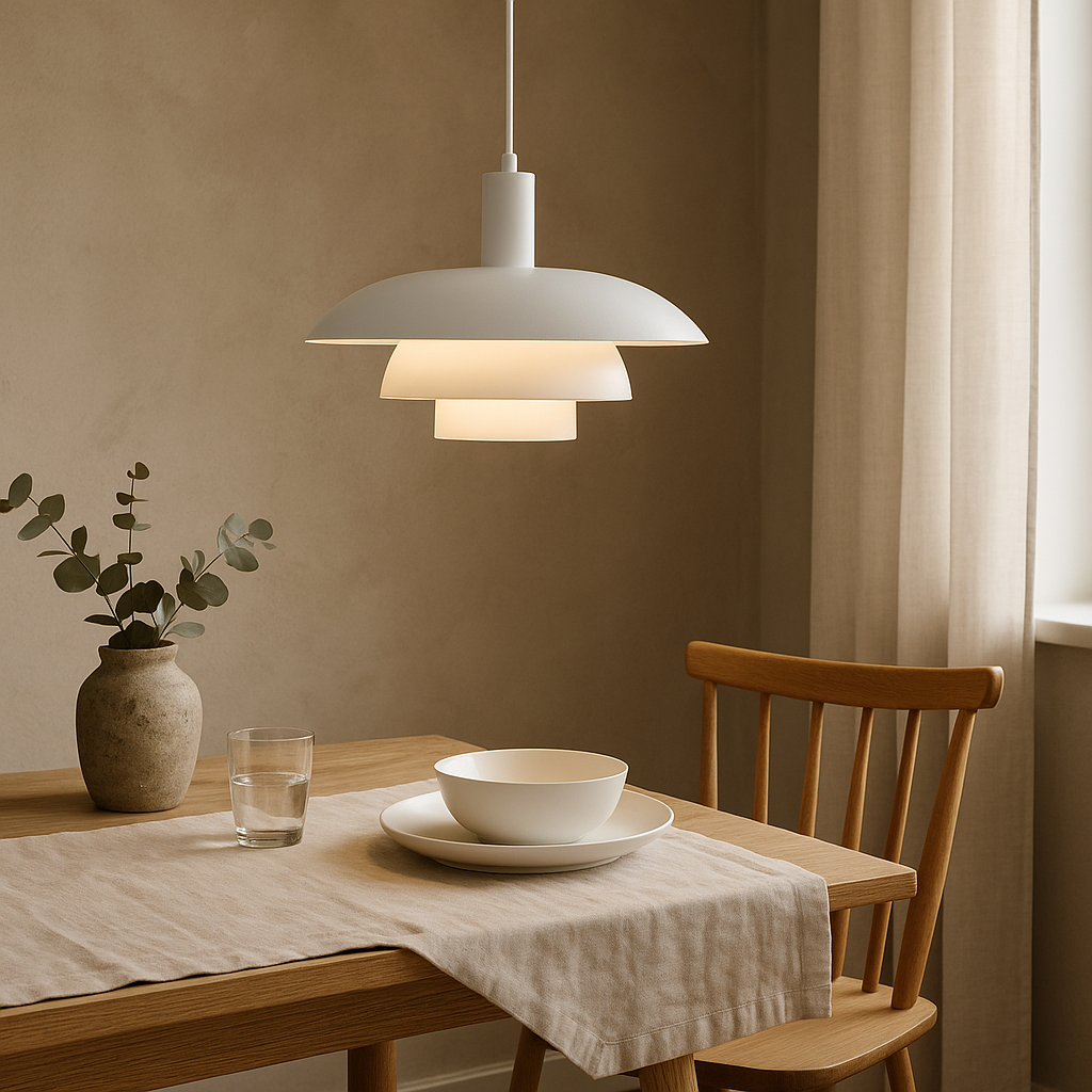 Dania | Minimalistisk dansk stil lagdelt metalpendel