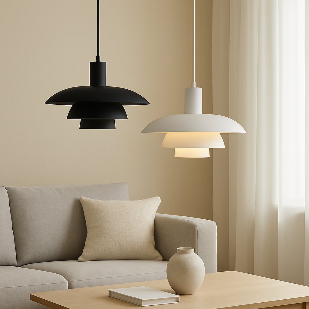 Dania | Minimalistisk dansk stil lagdelt metalpendel
