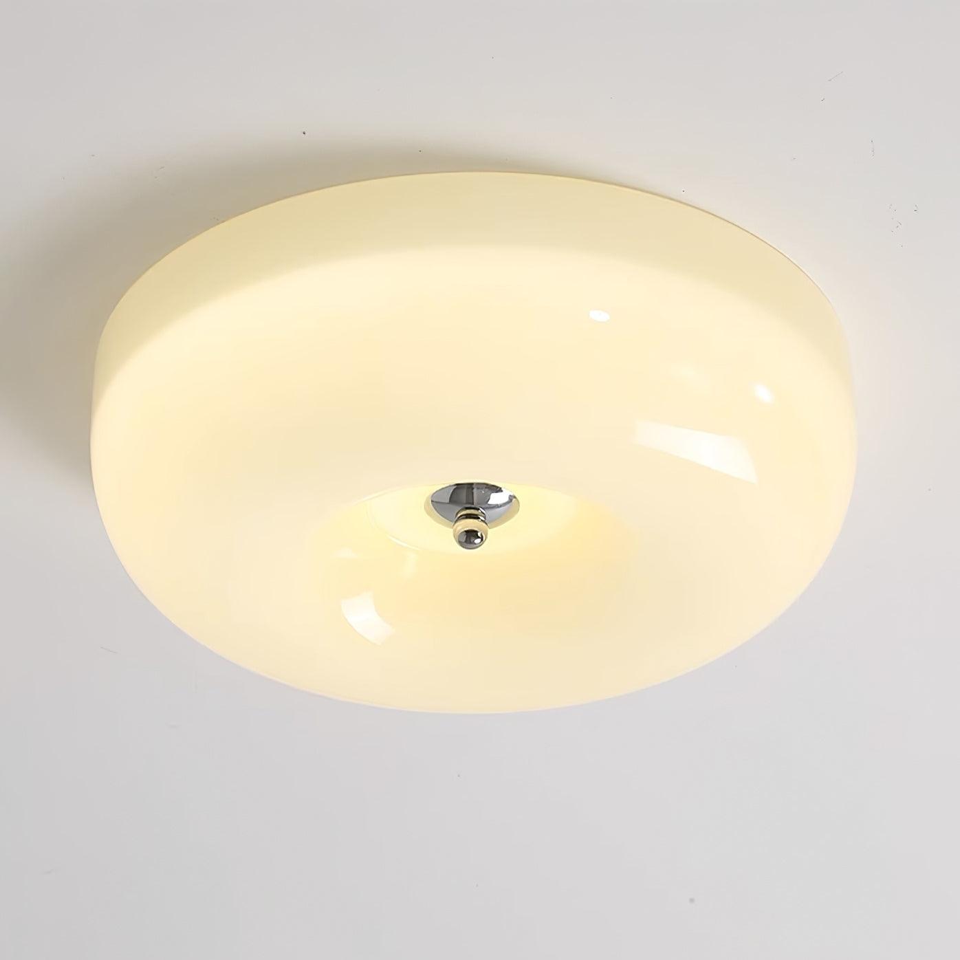 Belvonte | Rund frostet glas indbygget loftslampe  