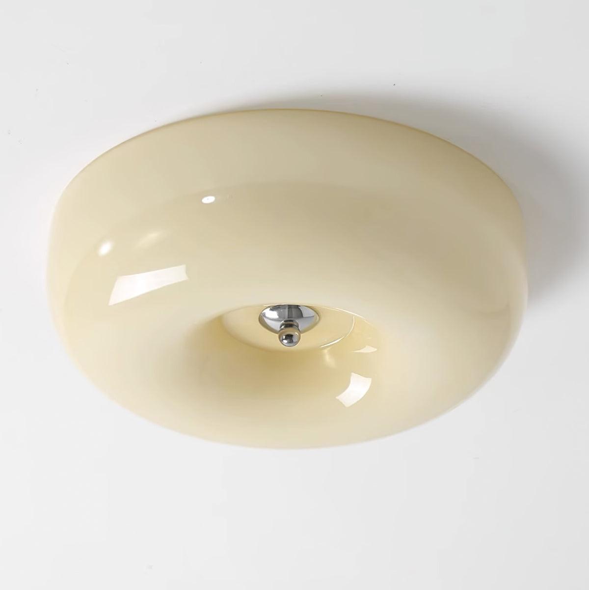 Belvonte | Rund frostet glas indbygget loftslampe  
