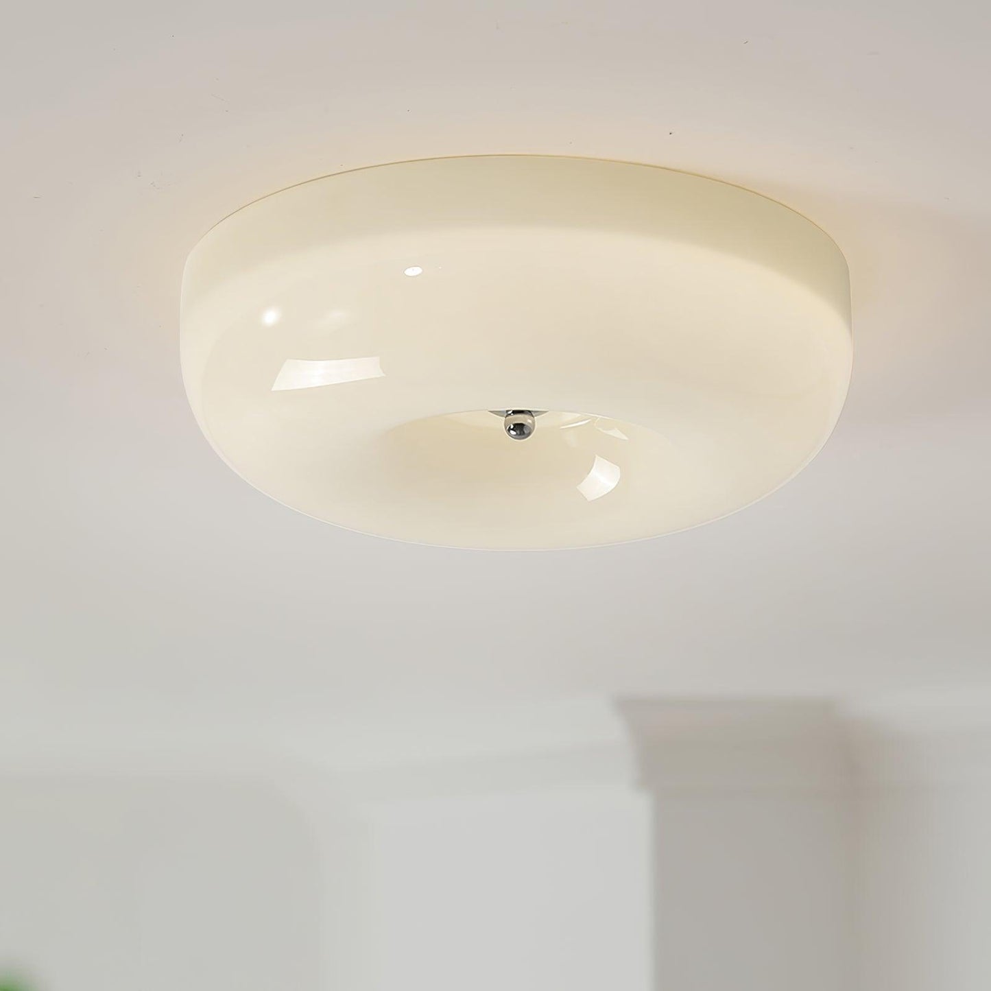 Belvonte | Rund frostet glas indbygget loftslampe  