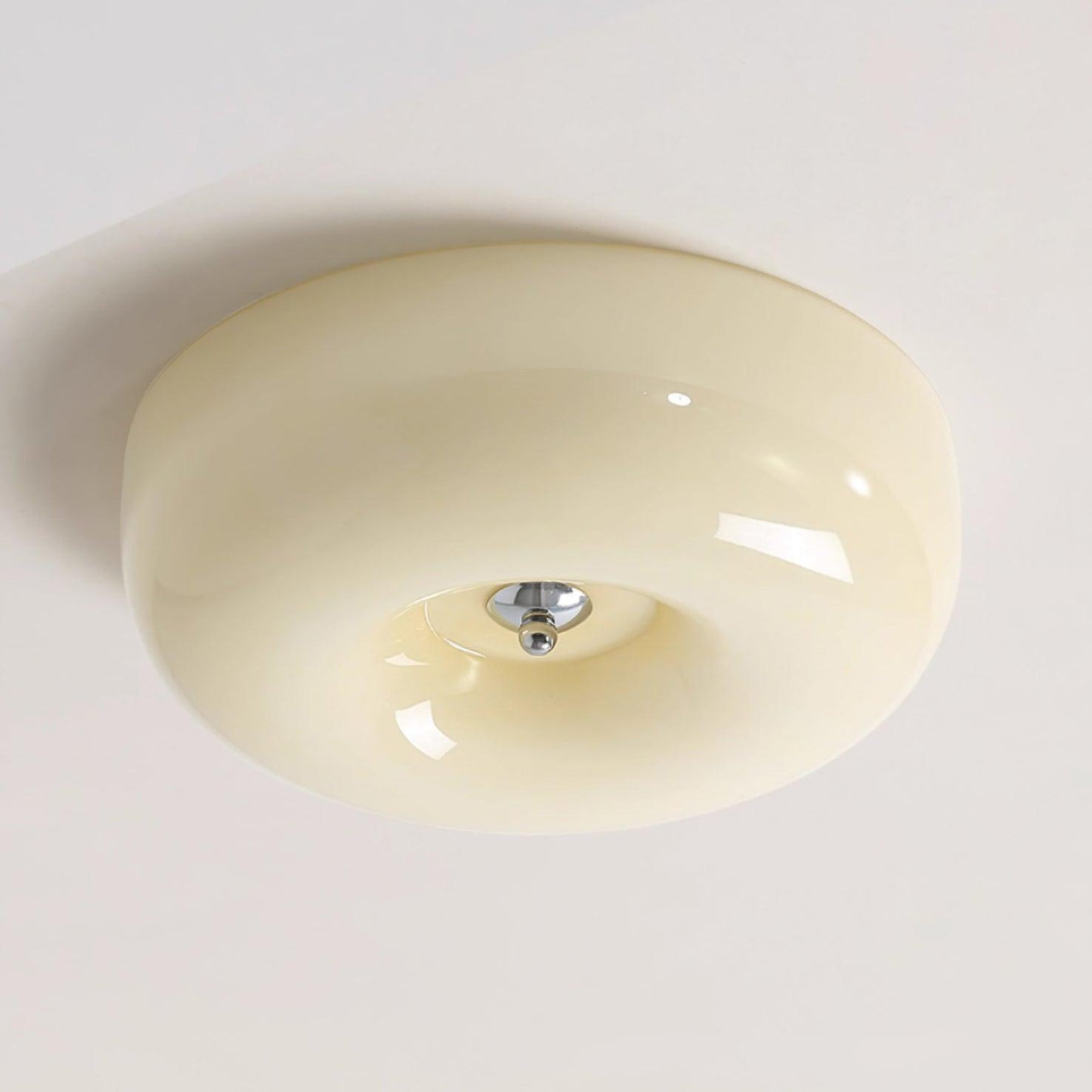 Belvonte | Rund frostet glas indbygget loftslampe  