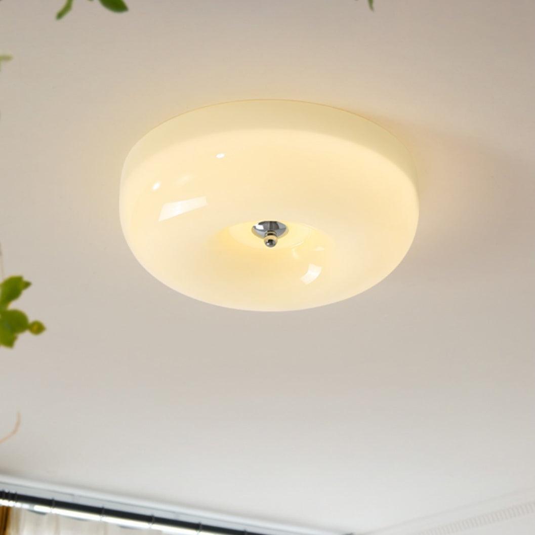 Belvonte | Rund frostet glas indbygget loftslampe  